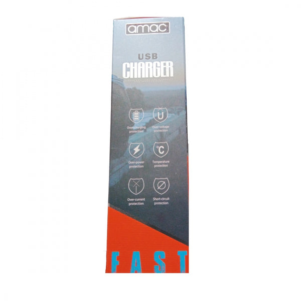 Brand Amac Charger CH-18 6.2 A 3USB-Assorted
