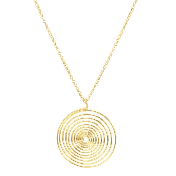 Women's High Finished Designer Golden Fashion Necklace (Color: Golden)