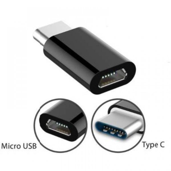 Pack Of_5 Usb_C To Micro Usb Adapter Converter Type_C Input To Micro Usb. (Color: Assorted)