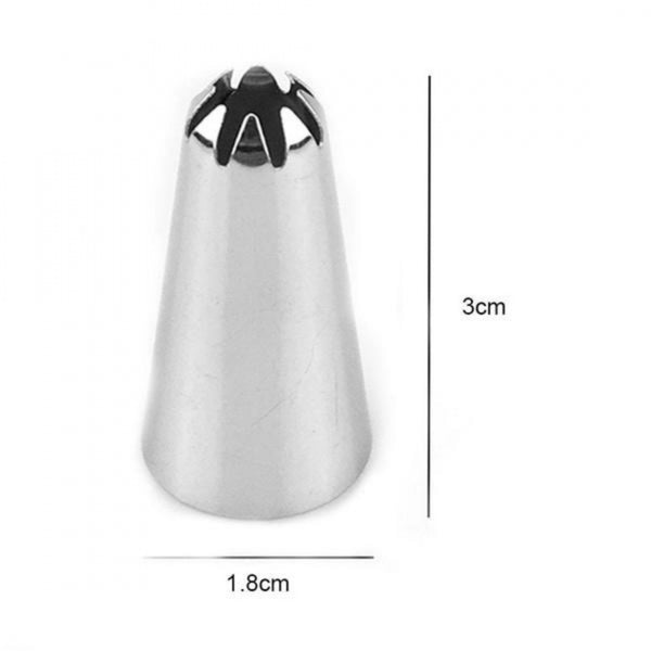 Pack Of 2_(12 Pieces Set)_Cake Decorating Nozzle (Color: Assorted)