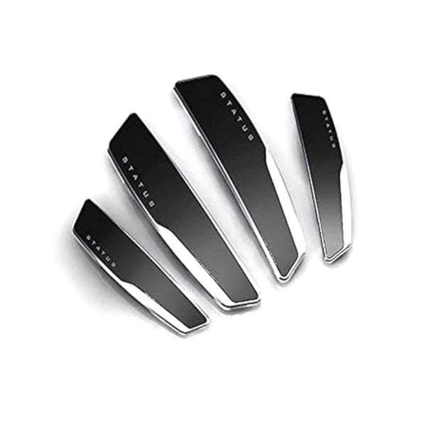 Generic Pack Of 4 Winner Plastic Car Door Guard Universal For Car (Black)