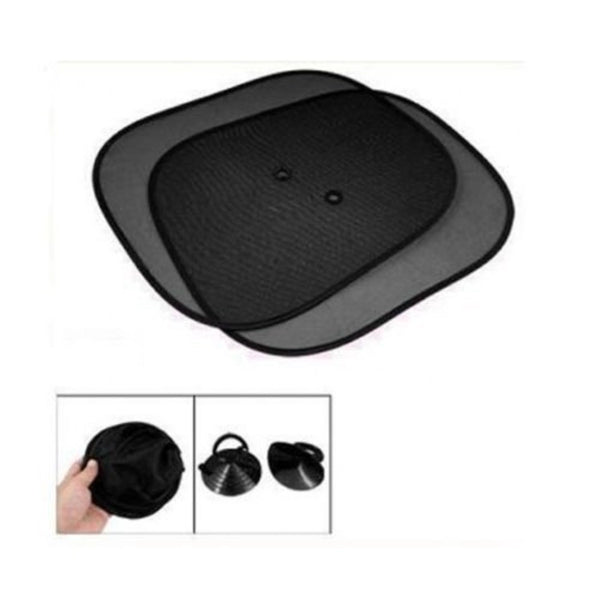 Pack Of 4 Side Window Sun Shade For Universal For Car (Black)