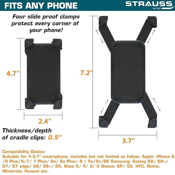 Motorcycle Mobile Holder (Black)