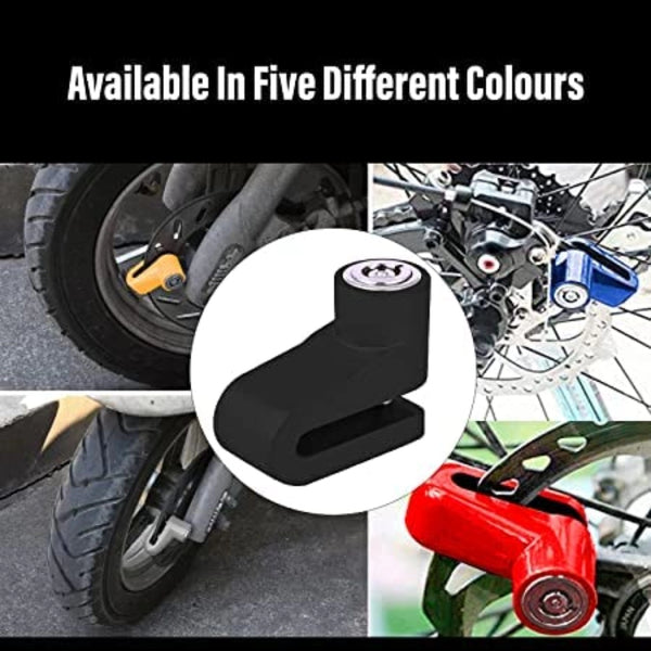 Mini Bicycle Motorcycle Disc Brake Lock Disk Lock Security (Black)