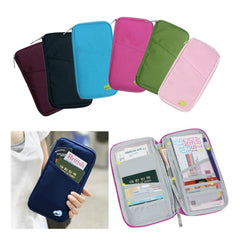 Passport Holder, Passport Wallet, Travel Wallet Envelope Flip Cover Case Pouch As Well As for Credit Cards (Assorted)
