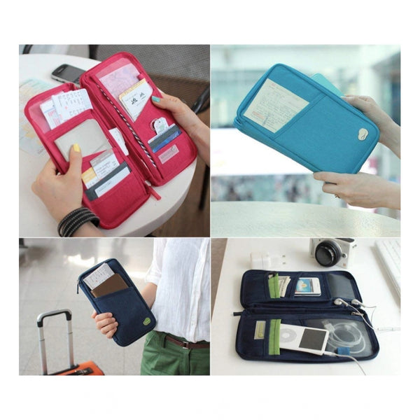 Passport Holder, Passport Wallet, Travel Wallet Envelope Flip Cover Case Pouch As Well As for Credit Cards (Assorted)