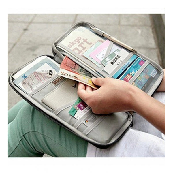 Passport Holder, Passport Wallet, Travel Wallet Envelope Flip Cover Case Pouch As Well As for Credit Cards (Assorted)