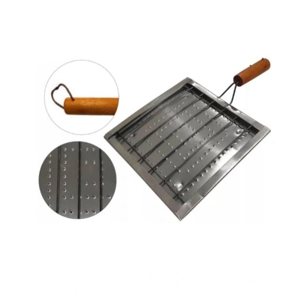 Steel Desk Tabletop Outdoor Stainless Steel Mini Smoker (Silver)