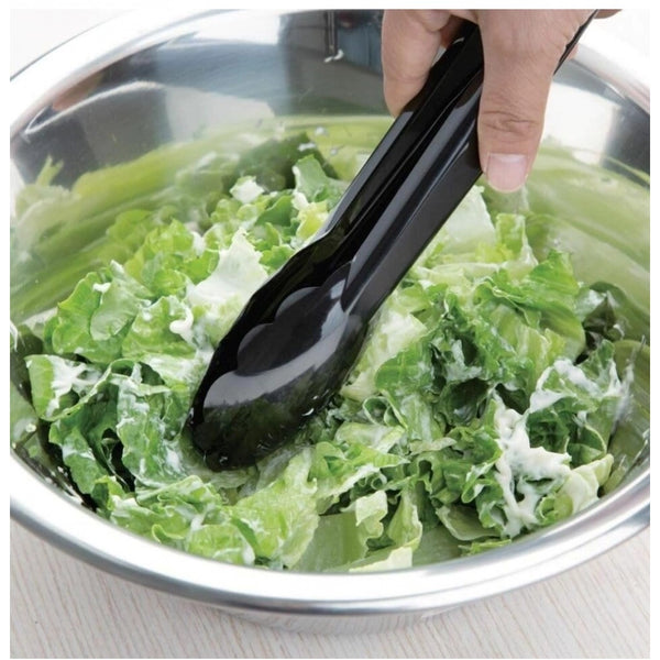 Steel Kitchen Serving Food Salad (Black)