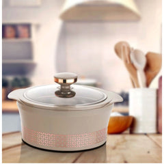 Plastic Casserole Crystal 2500ML (Assorted)