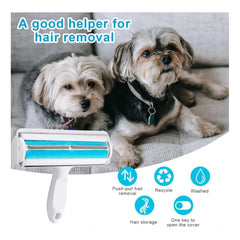 Plastic Dog Hair Remover Roller (Blue)