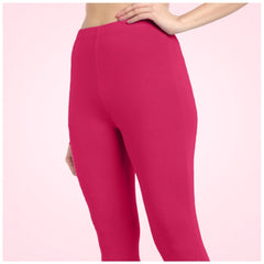 Women's Cotton Blended Solid Ankle legging (Rani)