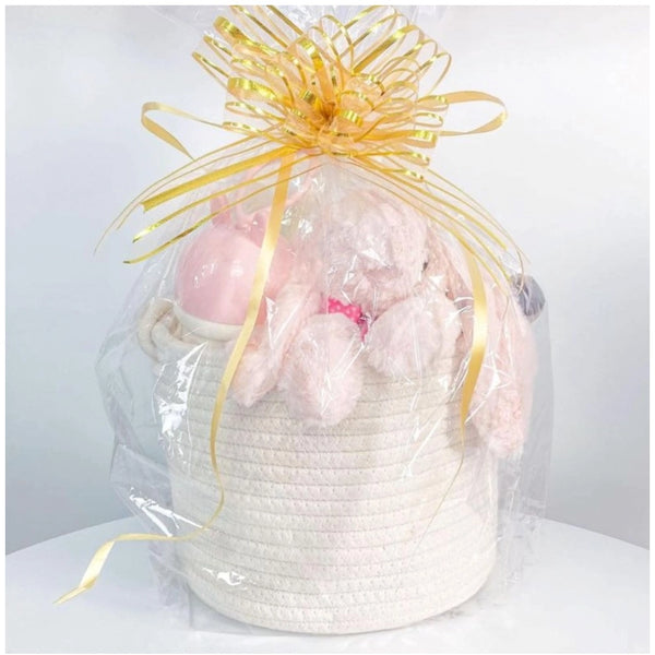 White Cotton Storage Basket (Pack of 1)