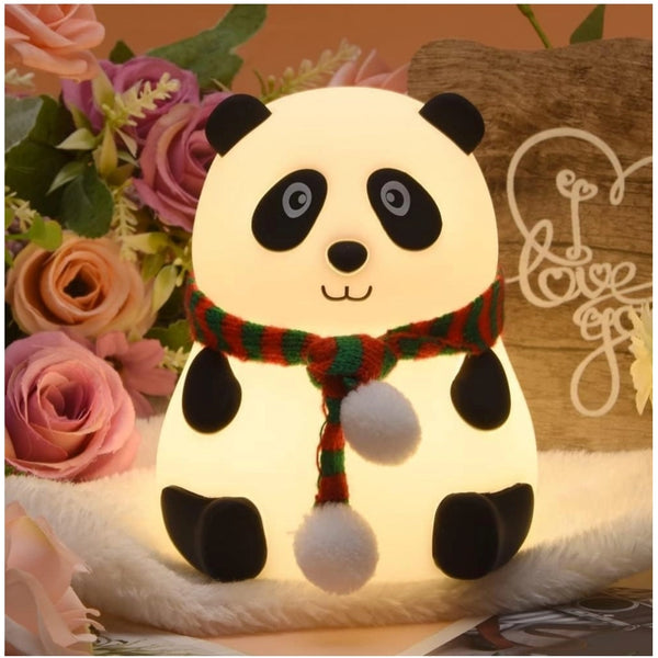 Plastic, Silicone Panda Lamp (Multicolor)