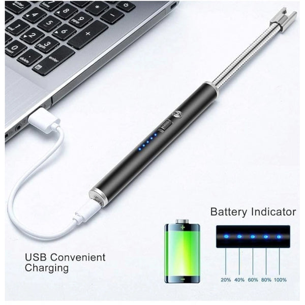 Steel Electric Lighter (Multicolor)