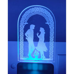 Romantic Love Couple AC Adapter Night Lamp