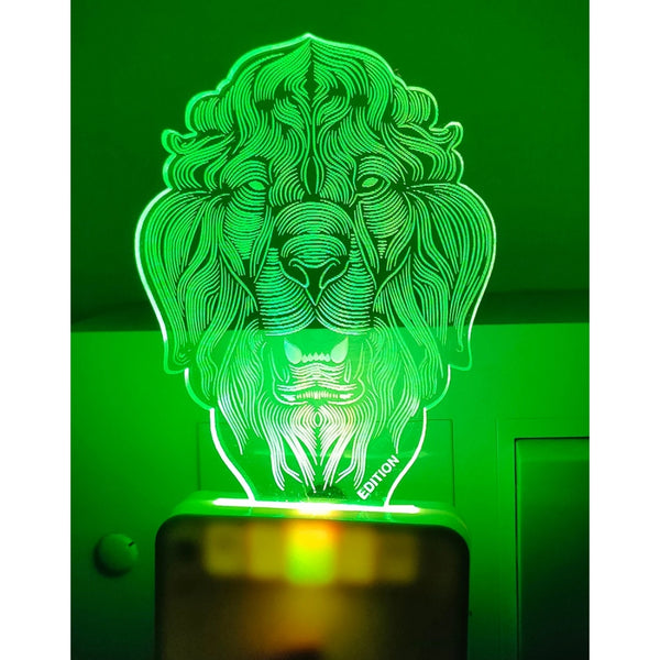 Big Lion AC Adapter Night Lamp