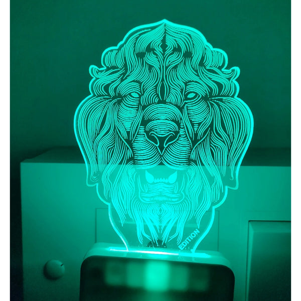 Big Lion AC Adapter Night Lamp