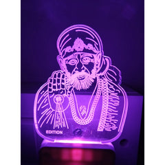 Shridi Sai Baba AC Adapter Night Lamp